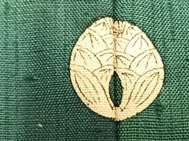 平和屋着物▽上質な紬 単衣 霞文 正絹 逸品 AAAV2620fy