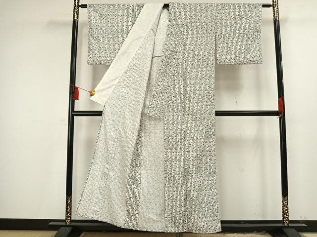 平和屋着物▽小紋 単衣 朝顔 洗える着物 AAAV2622fy