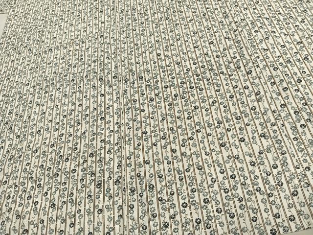 平和屋着物▽小紋 単衣 朝顔 洗える着物 AAAV2622fy