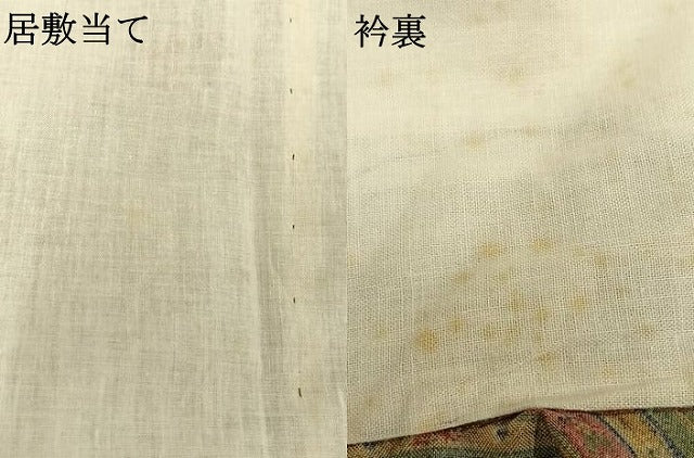 平和屋着物▽上質な小紋 単衣 花間道 正絹 逸品 AAAV2638fy