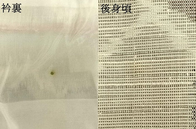 平和屋着物▽本真綿結城紬 単衣 亀甲文 反端付き 正絹 逸品 AAAV2639fy