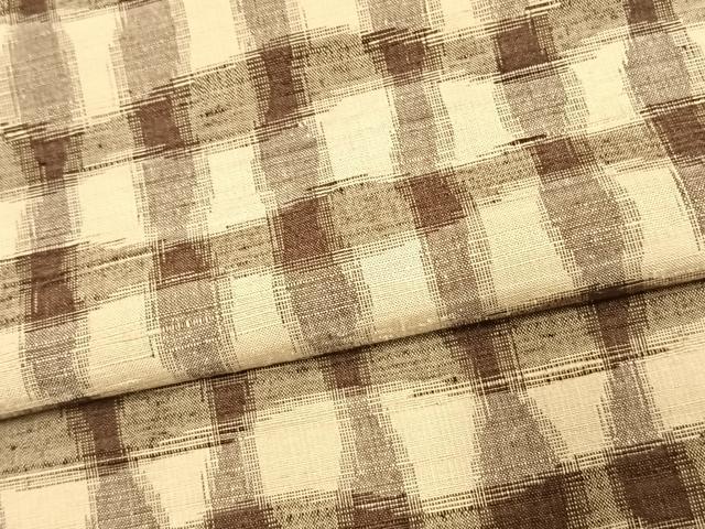 平和屋着物▽上質な紬 単衣 変わり縞 正絹 逸品 AAAV2643fy