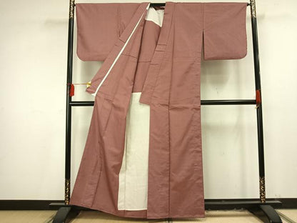 平和屋着物▽お召 単衣 蚊絣 正絹 逸品 AAAV2646fy