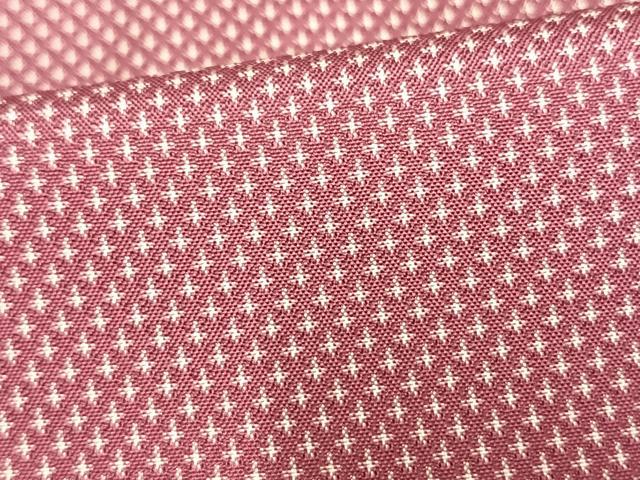 平和屋着物▽お召 単衣 蚊絣 正絹 逸品 AAAV2646fy