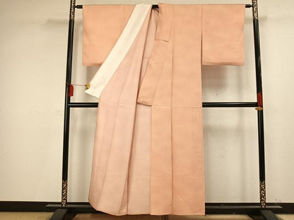 平和屋着物▽上質な小紋 単衣 檜垣地紋 正絹 逸品 AAAV2654fy