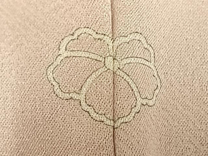 平和屋着物▽訪問着 単衣 駒刺繍 風景枝花文 正絹 逸品 AAAV2661fy