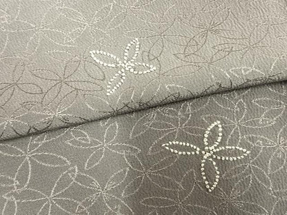 平和屋着物▽訪問着 単衣 中国三大刺繍 相良刺繍 舞花文 正絹 逸品 AAAV2668fy