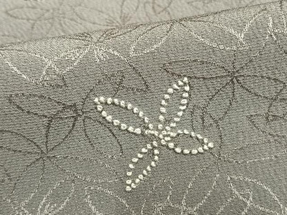 平和屋着物▽訪問着 単衣 中国三大刺繍 相良刺繍 舞花文 正絹 逸品 AAAV2668fy