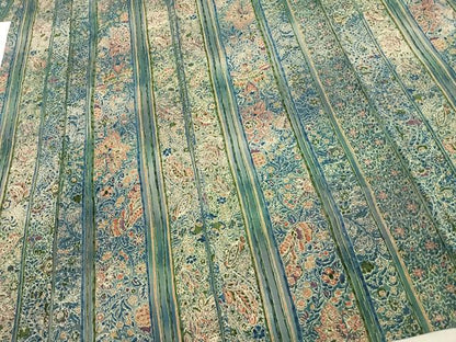 平和屋着物▽上質な小紋 単衣 草花間道 正絹 逸品 AAAV2670fy