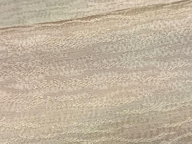平和屋着物▽上質な小紋 単衣 霞文 正絹 逸品 AAAV2676fy
