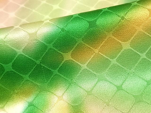 平和屋着物▽上質な小紋 単衣 舞花文 正絹 逸品 AAAV2677fy