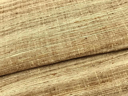 平和屋着物▽上質な紬 単衣 横縞 正絹 逸品 AAAV2678fy