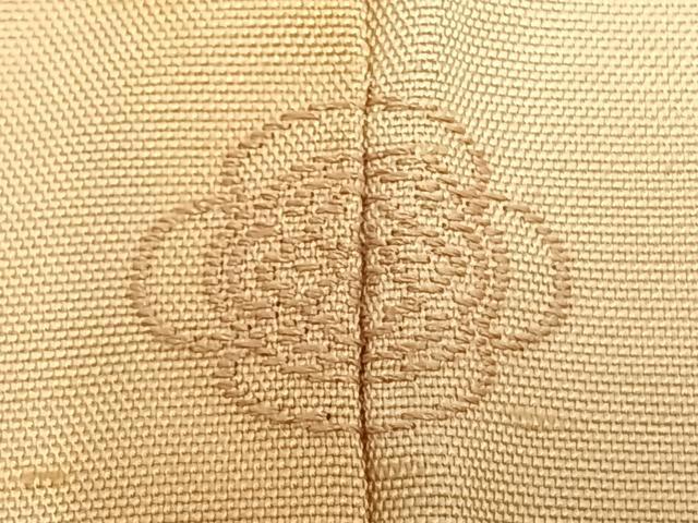 平和屋着物▽訪問着 単衣 紬地 風景草木文 正絹 逸品 AAAV2681fy