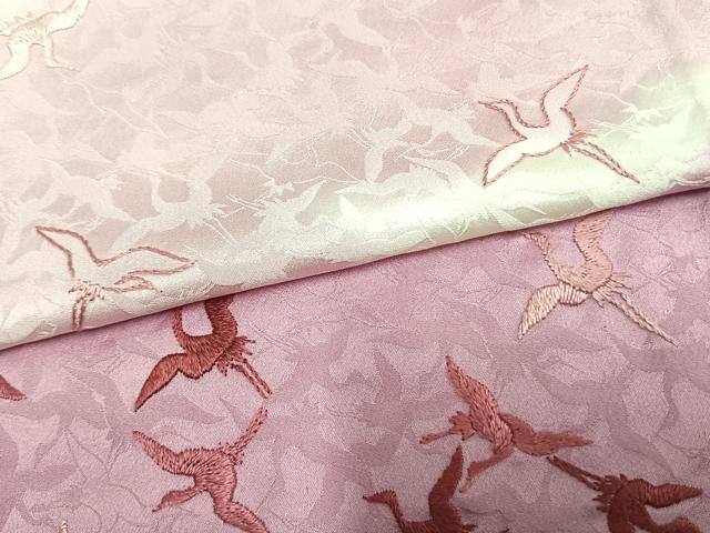 平和屋着物▽訪問着 単衣 刺繍 飛鳥文 正絹 逸品 AAAV2683fy