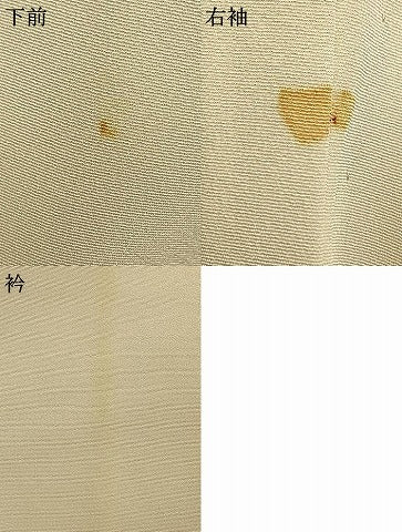平和屋着物▽訪問着 単衣 地紙花文 金彩 正絹 逸品 AAAV2688fy