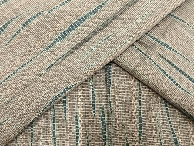 平和屋着物▽上質な小紋 単衣 絞り文様 ロング丈 正絹 逸品 AAAV2703fy