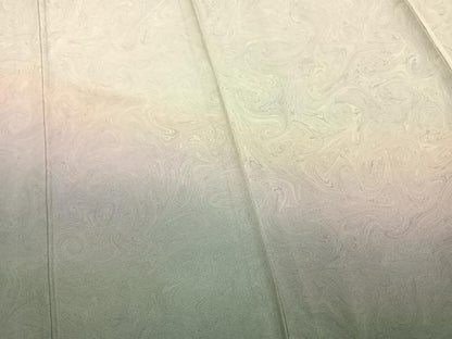 平和屋着物▽訪問着 単衣 墨流し文様 正絹 逸品 AAAV2704fy