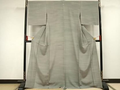 平和屋着物▽虹色創家 本郷大田子 小紋 単衣 霞文 正絹 逸品 未使用 AAAV2717fy