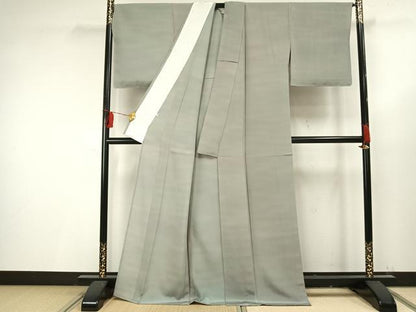 平和屋着物▽虹色創家 本郷大田子 小紋 単衣 霞文 正絹 逸品 未使用 AAAV2717fy