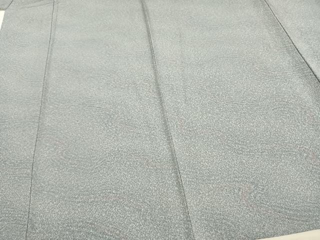 平和屋着物▽上質な小紋 単衣 流水文 銀通し地 正絹 逸品 AAAV2718fy