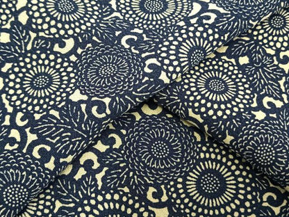 平和屋着物▽上質な小紋 単衣 型染め 草花文 正絹 逸品 AAAV2726fy