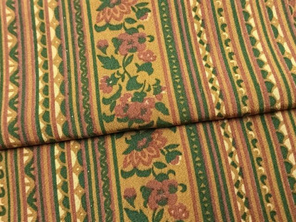 平和屋着物▽上質な小紋 単衣 草花間道 正絹 逸品 AAAV2731fy