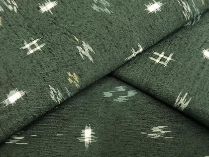 平和屋着物▽上質な紬 単衣 琉球絣 正絹 逸品 AAAV2740fy
