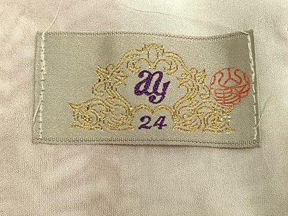 平和屋着物▽小紋 単衣 山野愛子 手描き 葉尽くし 洗える着物 AAAV2754fy