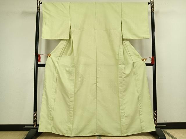 平和屋着物▽江戸小紋 単衣 切嵌文 洗える着物 AAAV2765fy