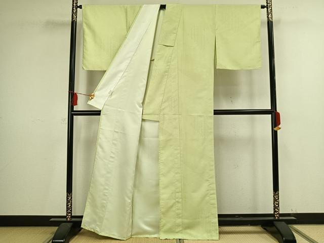 平和屋着物▽江戸小紋 単衣 切嵌文 洗える着物 AAAV2765fy