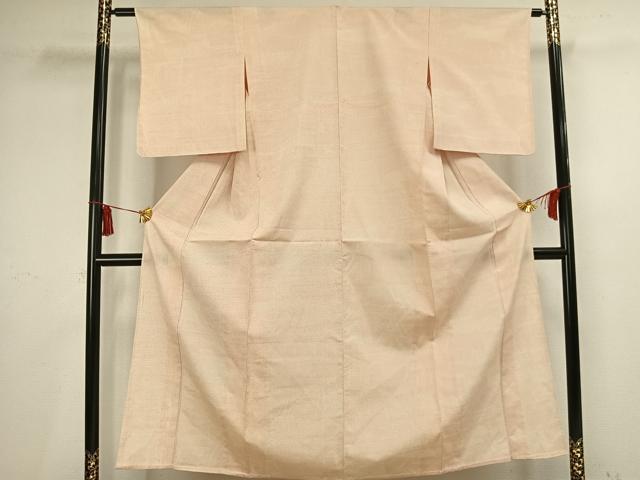 平和屋着物▽本塩沢 単衣 110亀甲 亀甲文様 正絹 逸品 AAAV2780fy