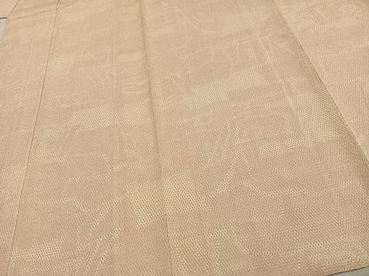 平和屋着物▽本塩沢 単衣 110亀甲 亀甲文様 正絹 逸品 AAAV2780fy
