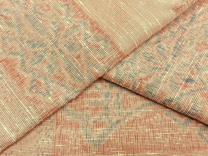 平和屋着物▽上質な紬 単衣 横段文 正絹 逸品 未使用 AAAV2782fy