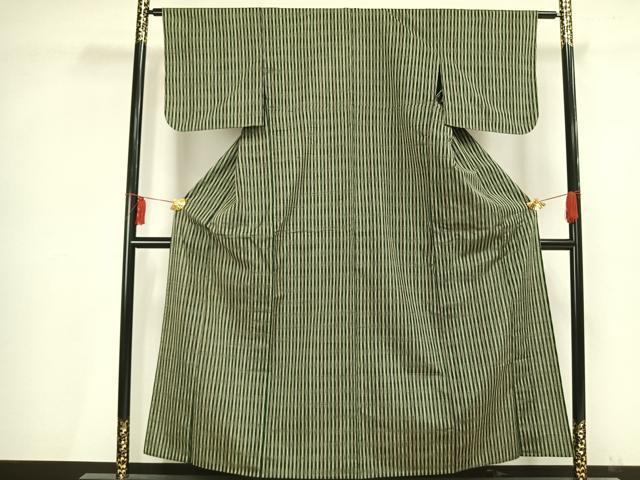 平和屋着物▽紬 単衣 立涌文 高島屋扱い ウール AAAV2785fy