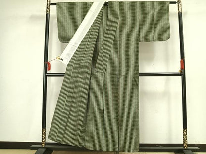 平和屋着物▽紬 単衣 立涌文 高島屋扱い ウール AAAV2785fy
