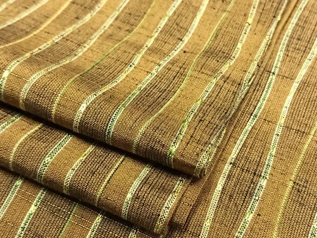 平和屋着物▽上質な紬　単衣　立涌文　正絹　逸品　AAAV2793fy