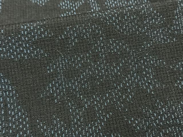 平和屋着物▽結城紬 単衣 風景樹林文 正絹 逸品 AAAV2798fy