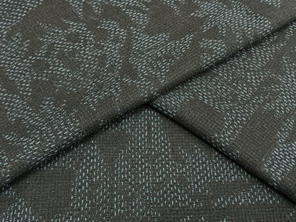平和屋着物▽結城紬 単衣 風景樹林文 正絹 逸品 AAAV2798fy