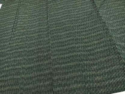 平和屋着物▽上質な紬　単衣　立涌文　正絹　逸品　AAAV2801fy