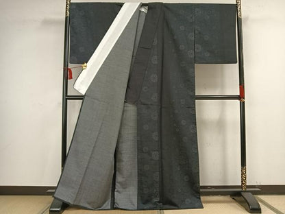 平和屋着物▽小紋 単衣 花尽くし AAAV2808fy