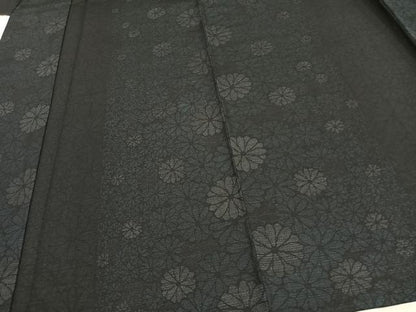 平和屋着物▽小紋 単衣 花尽くし AAAV2808fy