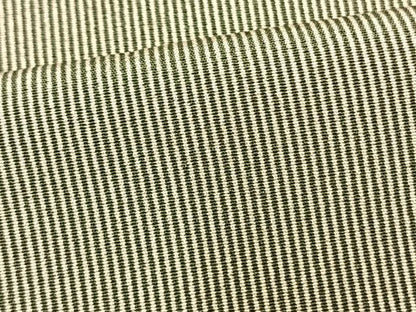 平和屋着物▽江戸小紋 単衣 万筋 緑色×茶色 正絹 逸品 AAAV2810fy