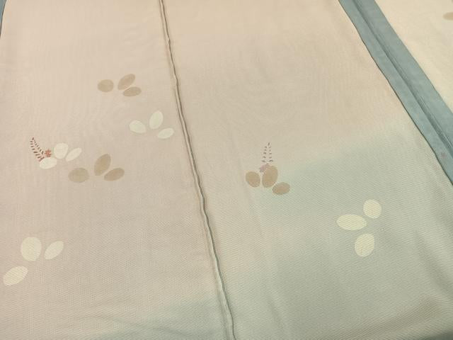 平和屋着物▽訪問着 無双 紗袷 紗×紗 萩文 正絹 逸品 AAAV2848fy