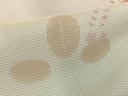 平和屋着物▽訪問着 無双 紗袷 紗×紗 萩文 正絹 逸品 AAAV2848fy