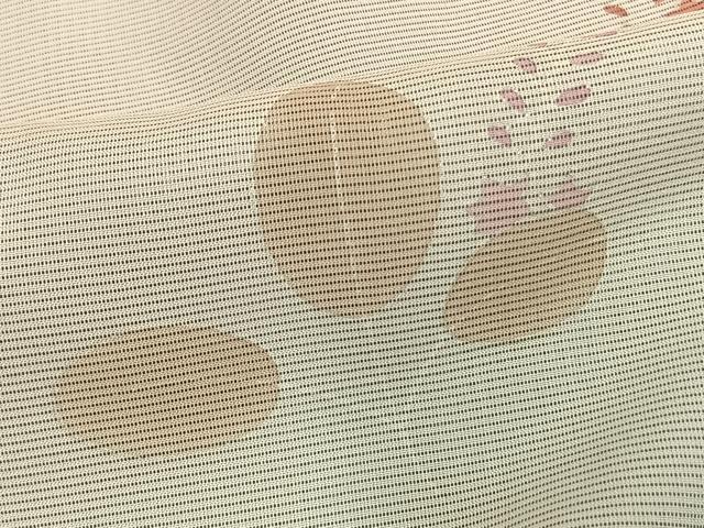 平和屋着物▽訪問着 無双 紗袷 紗×紗 萩文 正絹 逸品 AAAV2848fy