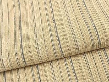 平和屋着物▽上質な小紋 単衣 縮織 縞 綿 逸品 AAAV2850fy