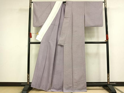 平和屋着物▽上質な小紋 単衣 天目文様 正絹 逸品 AAAV2860fy
