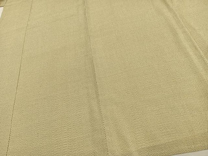 平和屋着物▽白鷹お召 単衣 蚊絣 正絹 逸品 AAAV2868fy
