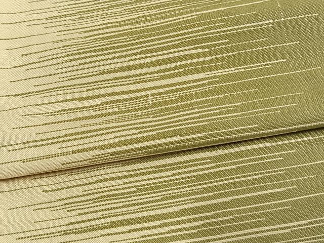平和屋着物▽上質な紬 単衣 横縞 正絹 逸品 AAAV2875fy