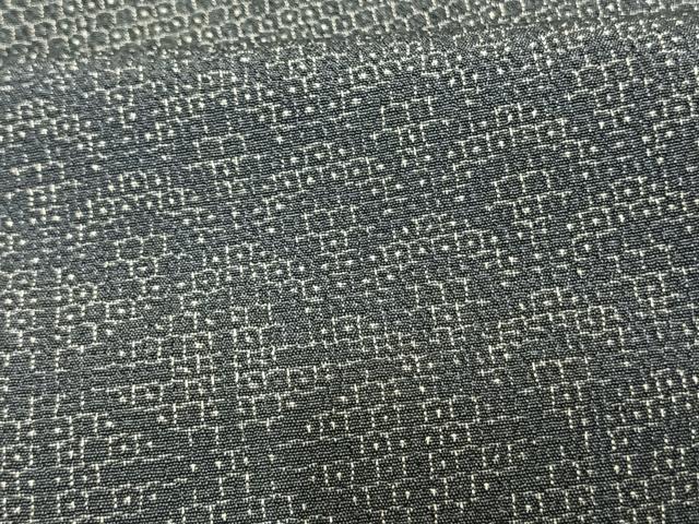 平和屋着物▽本塩沢 訪問着 単衣 110亀甲 割付き文 正絹 逸品 AAAV2879fy